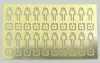 Artikelbild 1 des Artikels “1 Platine Decksaugen mit Grundplatte, M 1:100 “