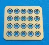 Artikelbild 1 des Artikels “1 Platine Bullaugenringe M 1:100 “