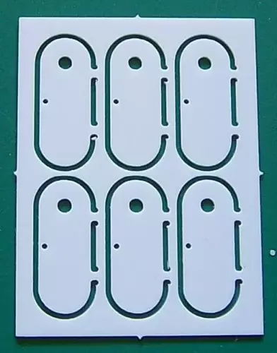 1 Platine Türen 9x3,5 mm, M 1:200 