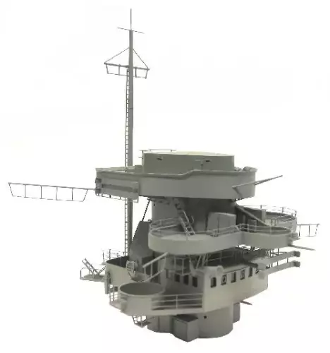 Bausatz Gefechtsturm „Bismarck“, M 1:100 