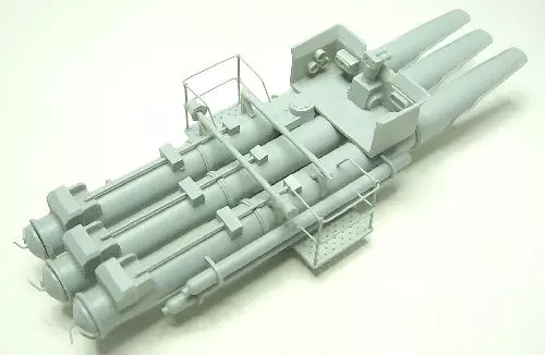 Torpedorohrsatz Drilling für Torpedooboote der Raubtierklasse 