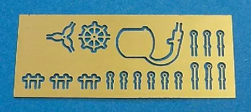 Artikelbild des Artikels “Messing Platine für V-Boote M 1:100 “