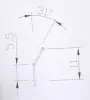 Artikelbild 2 des Artikels “1 Platine Relingstützen H 11 mm, Typ I M 1:100 “