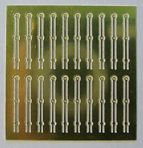 1 Platine Relingstützen H 11 mm, Typ D, M 1:100 