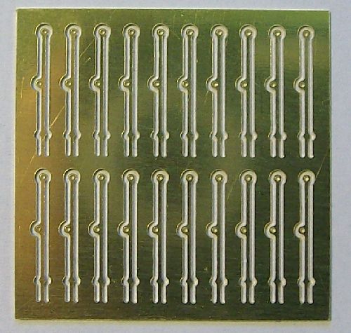 Artikelbild 1 des Artikels “1 Platine Relingstützen H 11 mm, Typ E, M 1:100 “