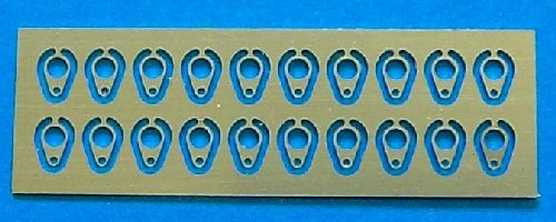 1 Platine Augen für Rahen 1,5 mm, M 1:100 