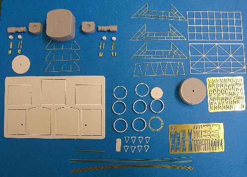 Bausatz Funkmessortungsgerät „Prinz Eugen“, M 1:100 