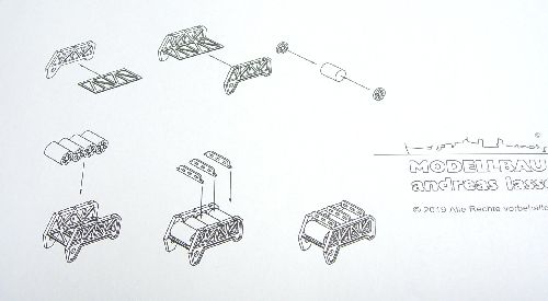 Bausatz Wasserbomben-Ablaufbühne M 1:200 