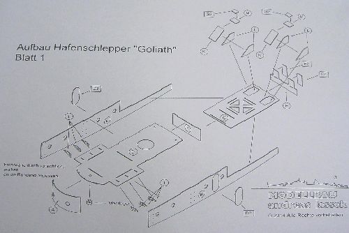 Hafenschlepper „Goliath“, M 1:100 