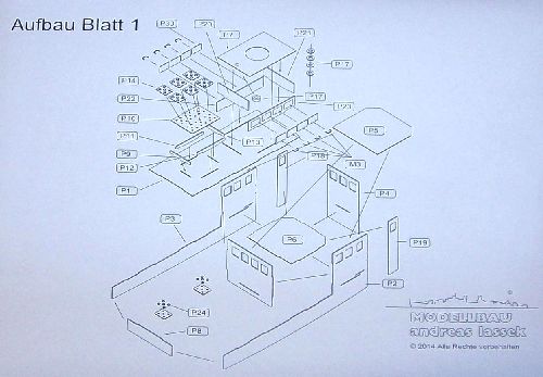 Bausatz Hafenschlepper "Herbert", M 1:100 