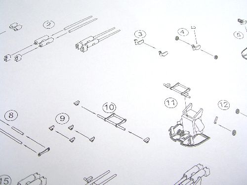 Bausatz 3,7 cm Doppelflak M 1:200 