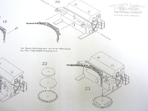 Bedienhaus für Würzburgriesen M 1:100 